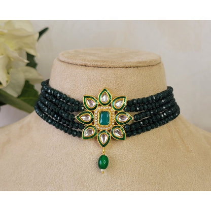 DARK GREEN ATHIRA CHOKER