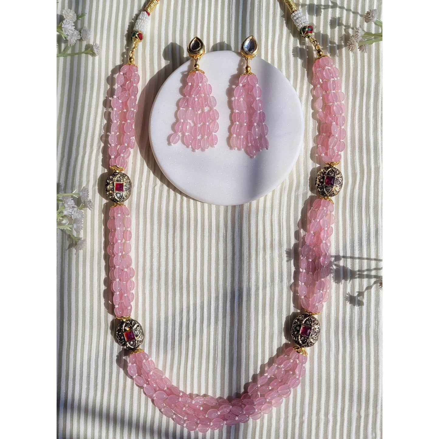 PINK ALINA NECKLACE