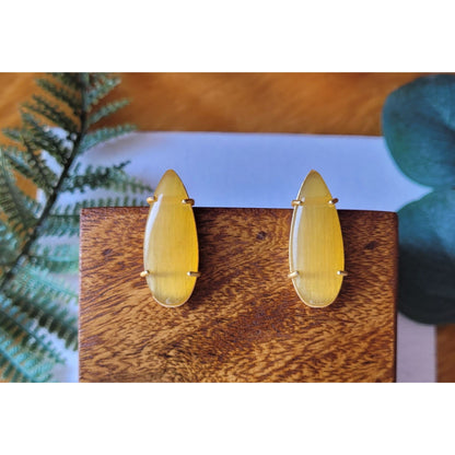 YELLOW YASMEEN STUDS