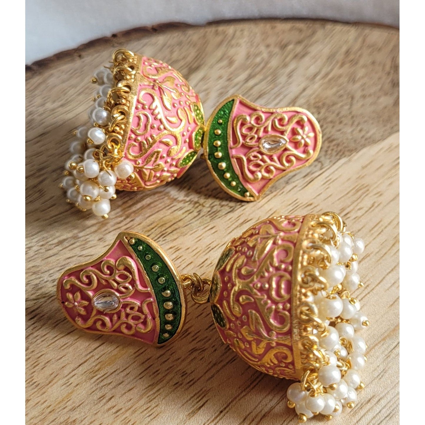 PINK PADMA JHUMKA