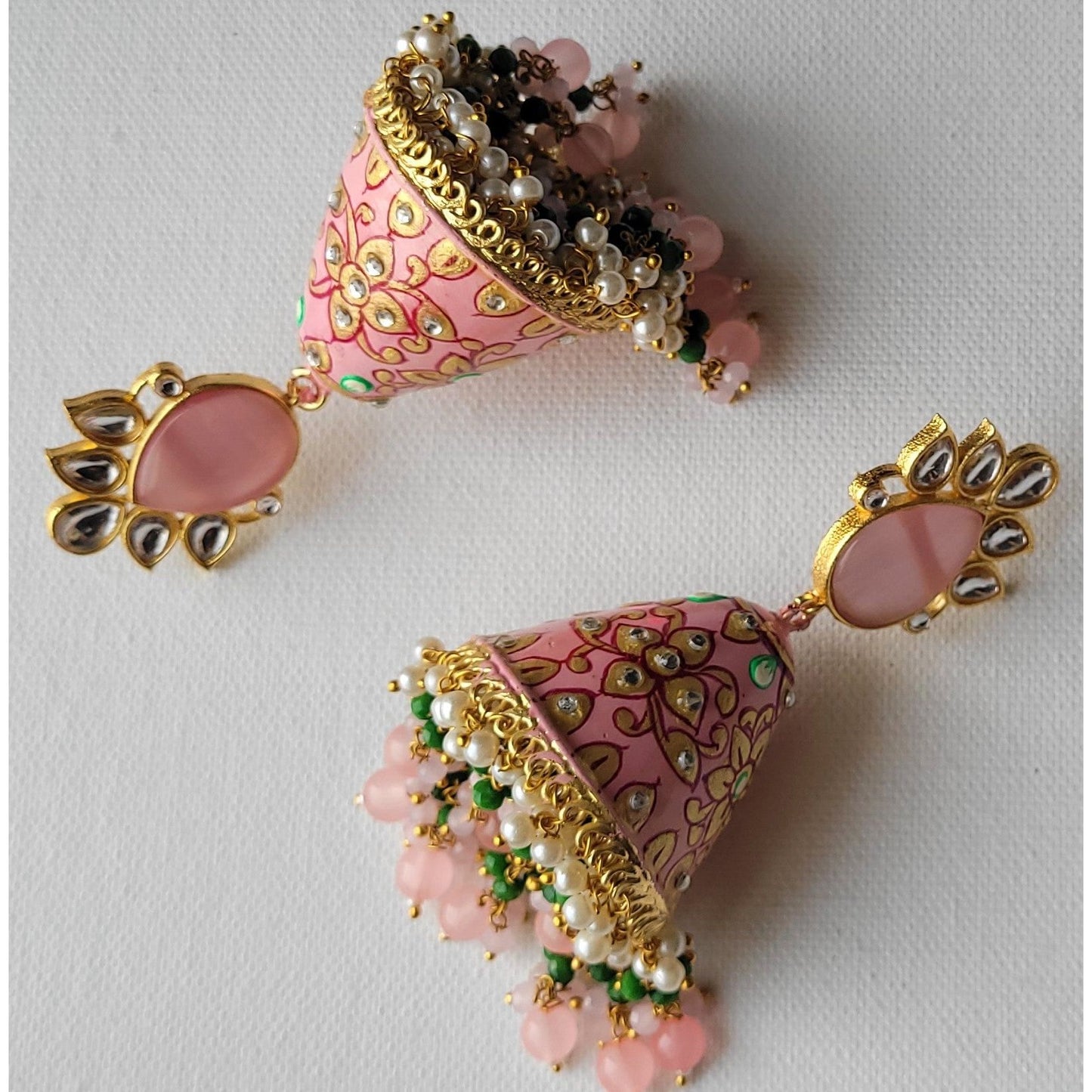 PINK PARVATI JHUMKA