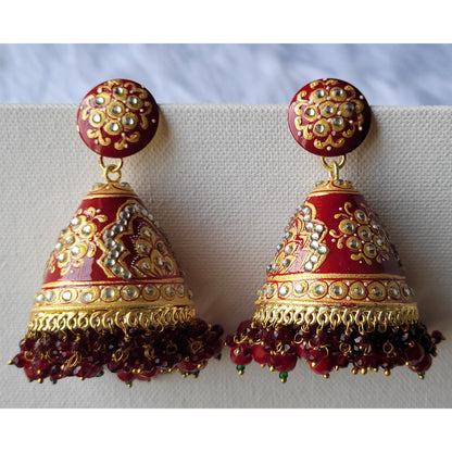 MAROON MANASA JHUMKA