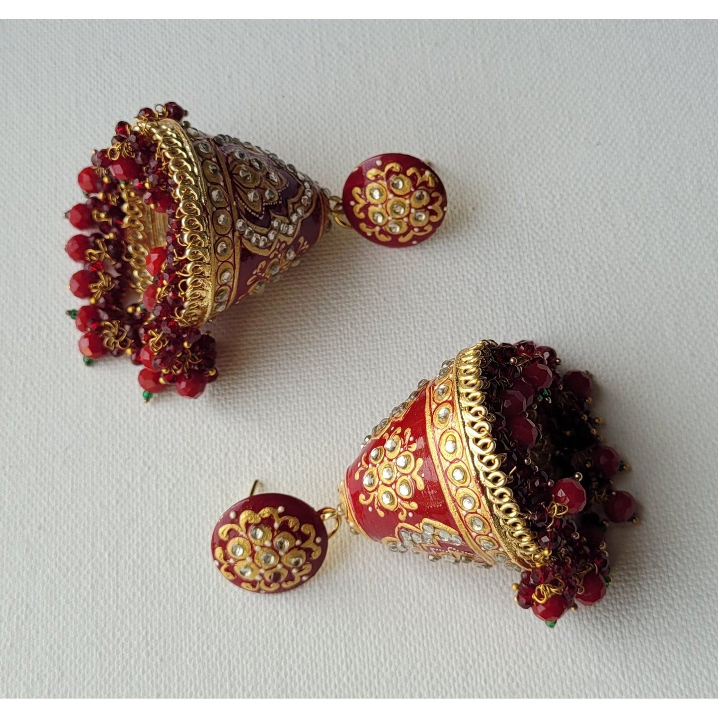 MAROON MANASA JHUMKA