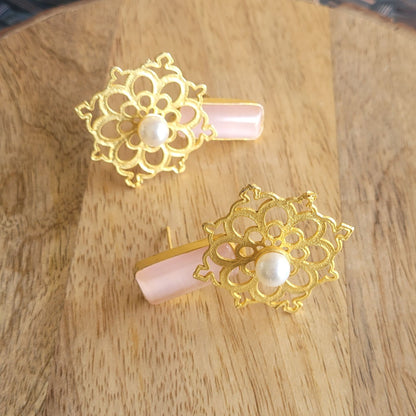 PINK PURVI STUDS