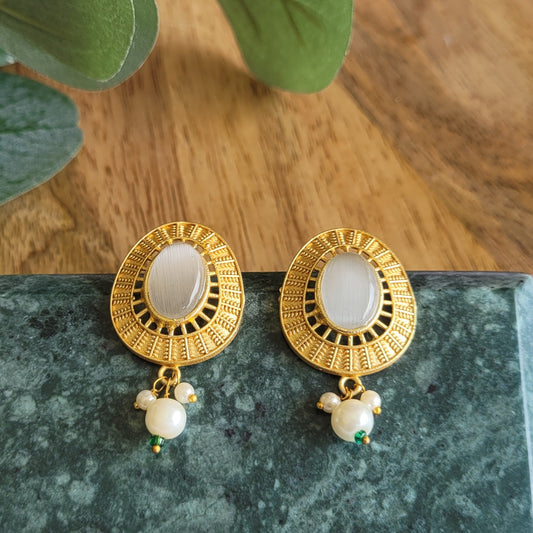 IVORY PAVANI STUDS