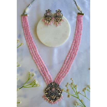 PINK PIHU VICTORIAN NECKLACE SET